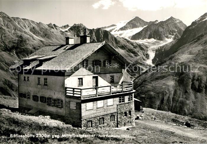 Riffelseehuette Tirol mit Mittelbergferner