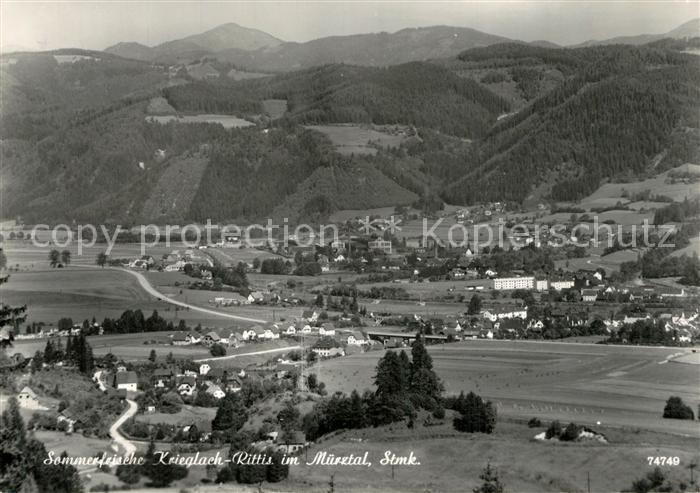 Krieglach Steiermark mit Ritis im Muerztal