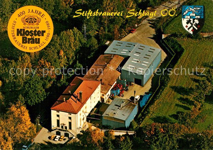 Schlaegl Stiftsbrauerei Fliegeraufnahme