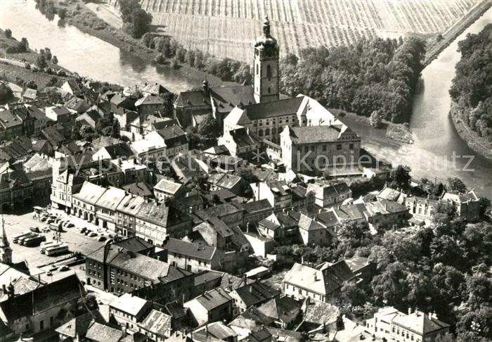 Melnik Tschechien Letecky pohled