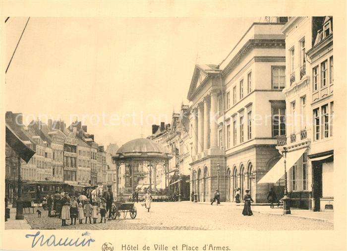Namur sur Meuse Hotel de Ville et Place d Armes