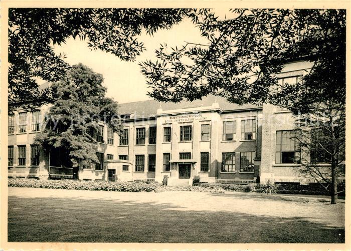 Vilvoorde Rijkstuinbouwschool Het Schoolgebouw Hoofdingang