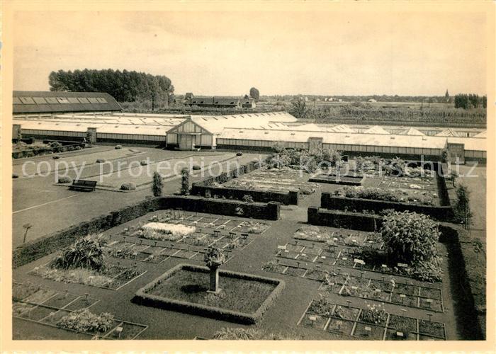 Vilvoorde Rijkstuinbouwschool Kruidtuin en Bloemenserren