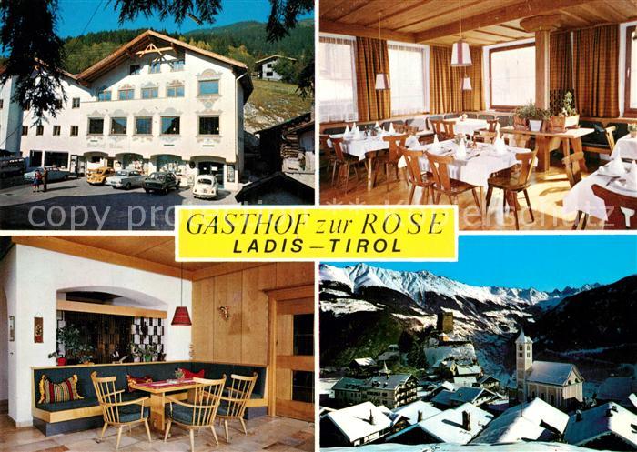 Ladis Gasthof zur Rose Gastraeume Panorama