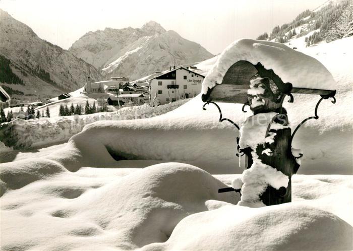 Hirschegg Kleinwalsertal Vorarlberg mit Widderstein