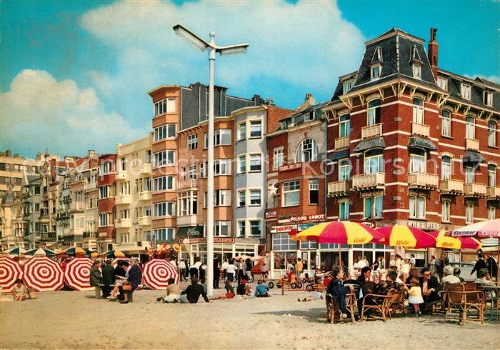 La Panne  Belgium Strand Promenade