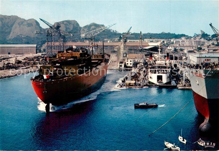 La Ciotat Lancement d’une navire