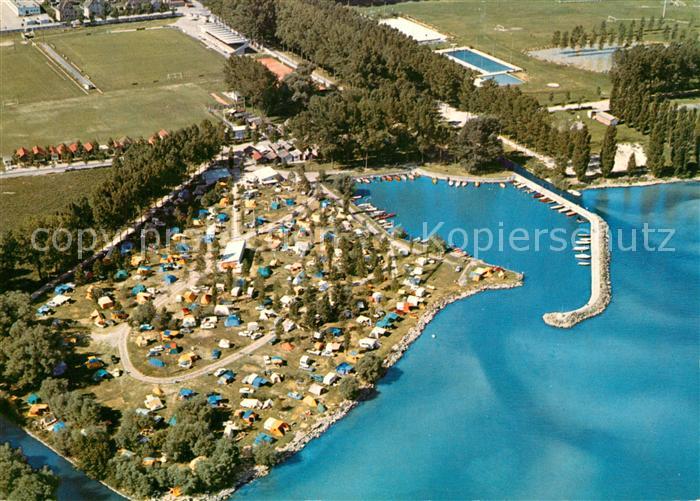 Yverdon VD Camping et Piscine Vue aerienne