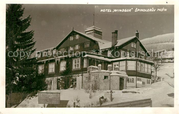 Spindleruv Mlyn Spindlermuehle Hotel Windsor im Winter