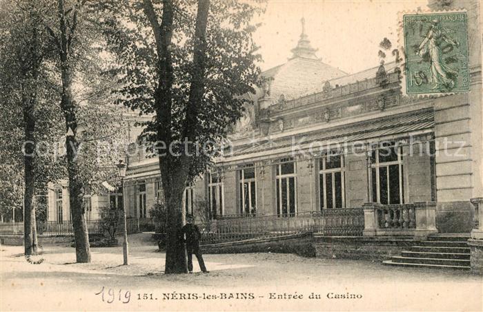 Neris-les-Bains Entrée du Casino