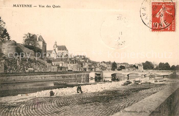 Mayenne Vue des Quais