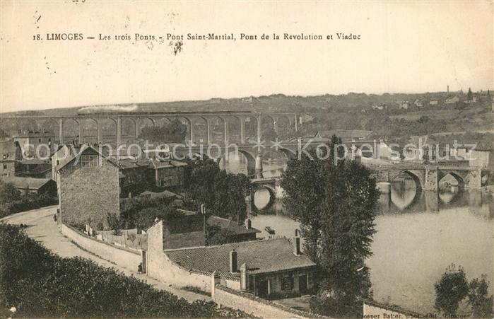 Limoges Haute Vienne Les trois Ponts