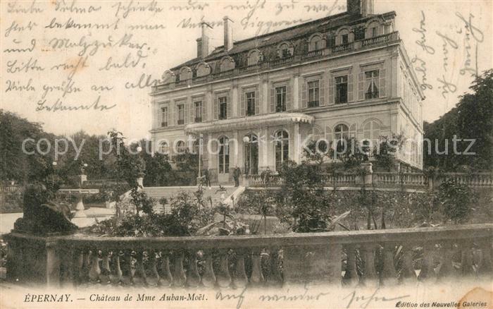 Epernay 51 Chateau de Mme Auban Moet Schloss