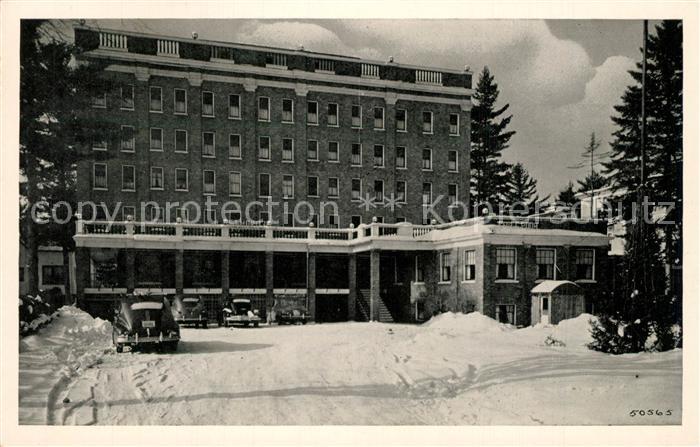 Lake Placid New York St Moritz Hotel in Winter