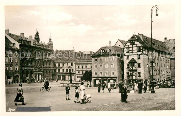 Eger Cheb Tschechien Marktplatz Innenstadt