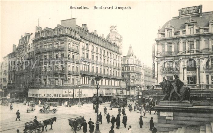Bruxelles Bruessel Boulevard Anspach