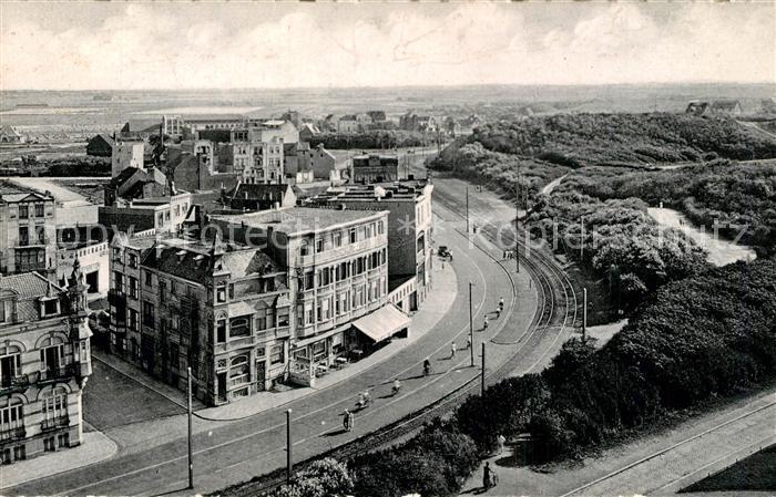 Wenduine Boulevard Léopold II vue aérienne