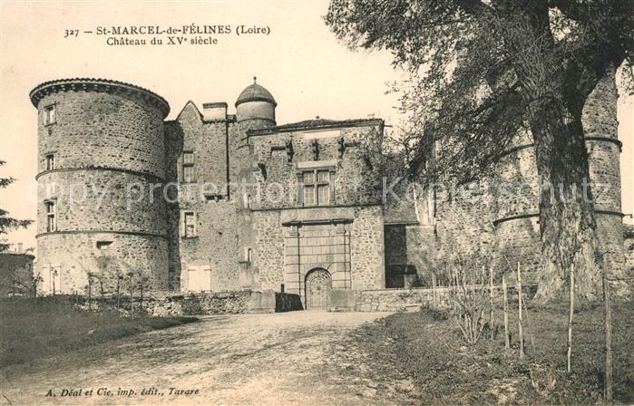 Saint-Marcel-de-Felines Chateau du XVe siècle Schloss
