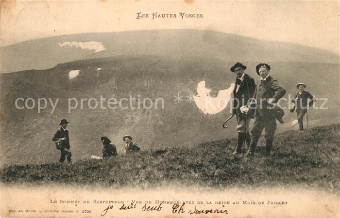 Hohneck Le Sommet du Kastelberg Les hautes Vosges