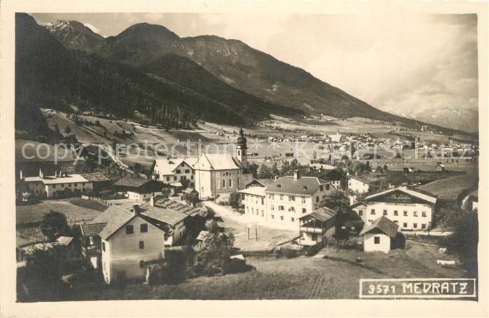 Medratz Gesamtansicht mit Alpenpanorama