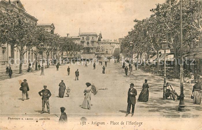 Avignon Vaucluse Place de l Horloge