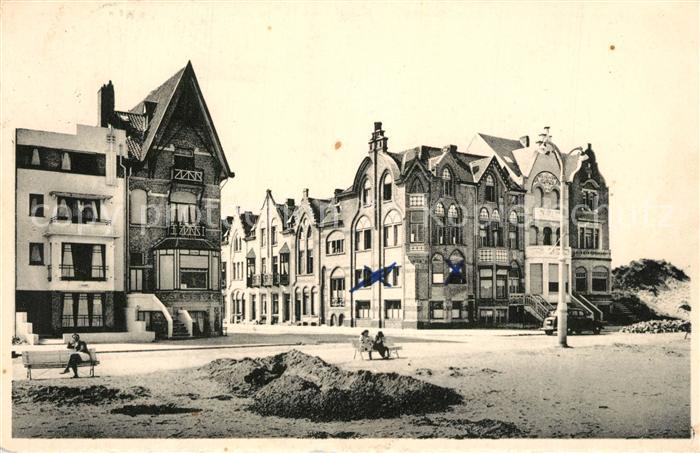 Oostduinkerke Digue et Rue General Trumelet Faber