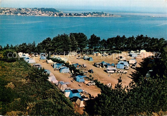 Locquirec Camping et vue sur Locquirec