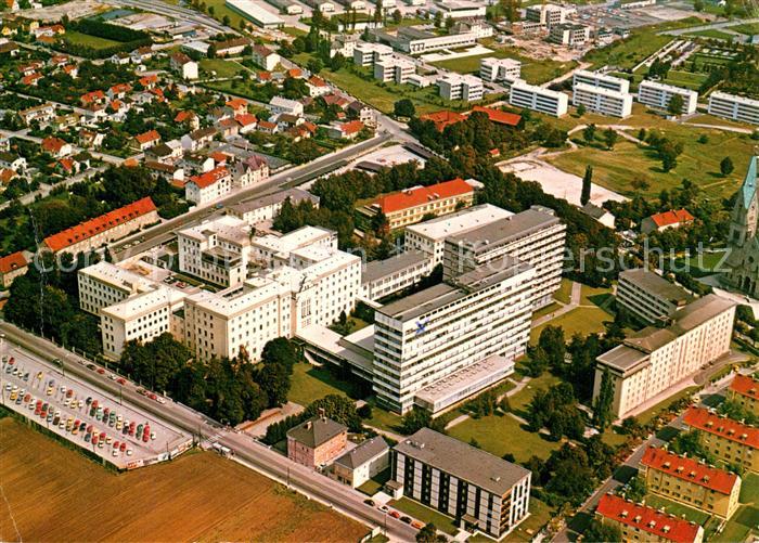 Wels Krankenhaus Fliegeraufnahme