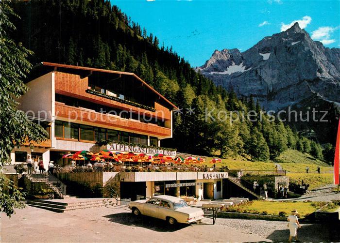 Hinterriss Tirol Alpengasthof Eng am Grossen Ahornboden Karwendelgebirge