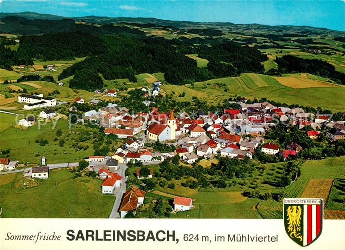 Sarleinsbach Sommerfrische Fliegeraufnahme