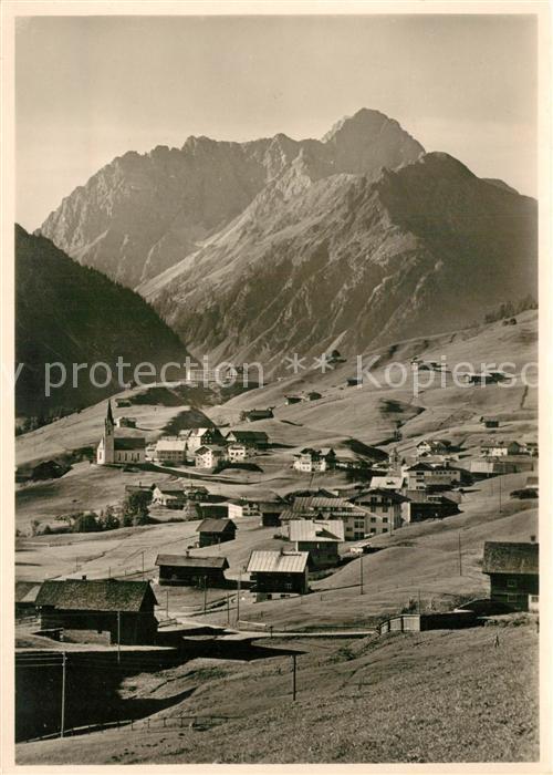 Hirschegg Kleinwalsertal Vorarlberg Panorama Alpenkurhotel Widderstein Allgaeuer