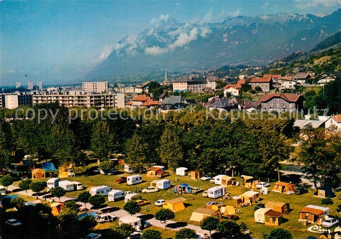 Albertville Savoie Panorama Terrain de camping et les Alpe