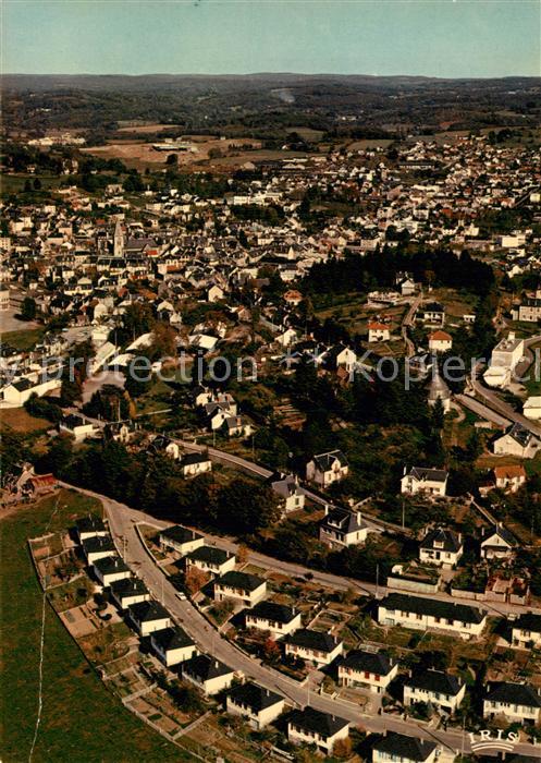 Ussel Correze Vue aérienne