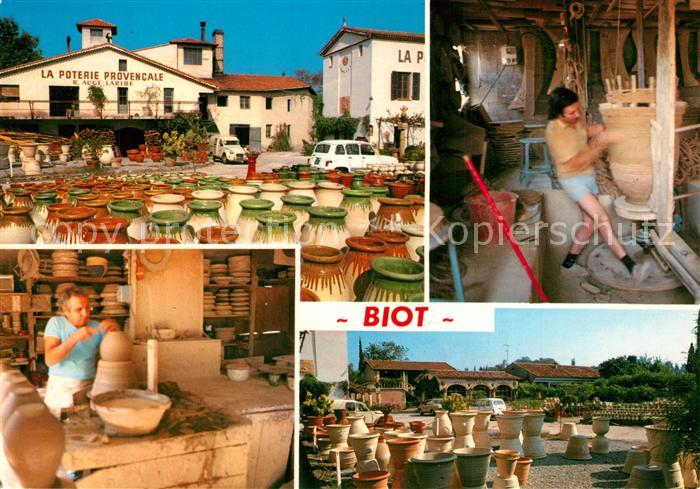 Biot Poteries Artisans au travail