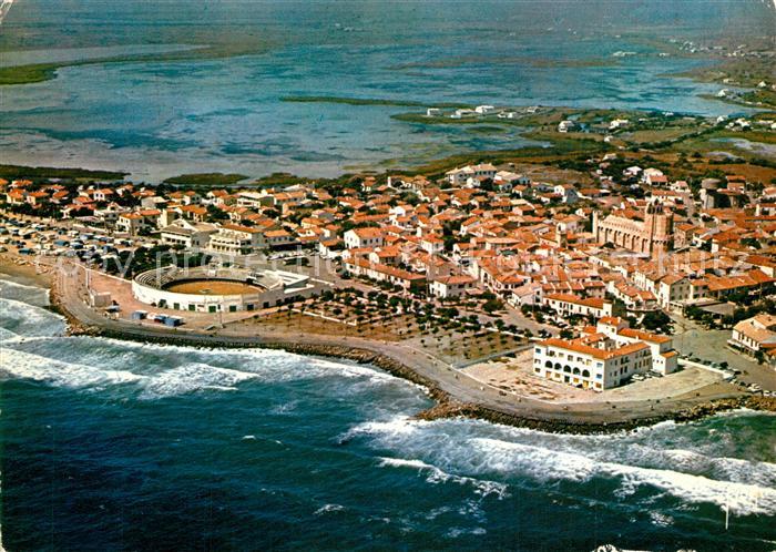 Les Saintes-Maries-de-la-Mer Vue aérienne Collection Couleurs et Lumiere de Fran