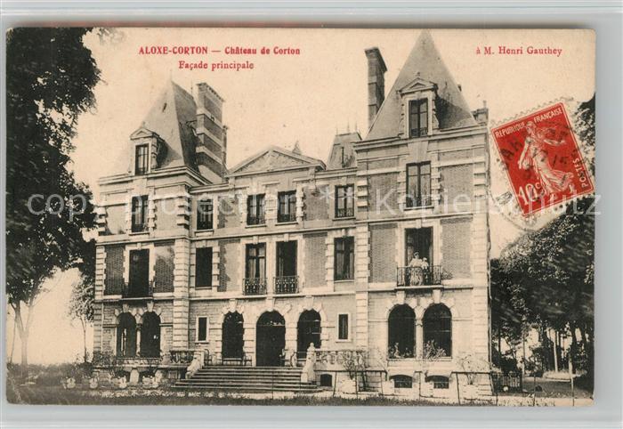 Aloxe-Corton Chateau de Corton a M. Henry Gauthey Facade principale