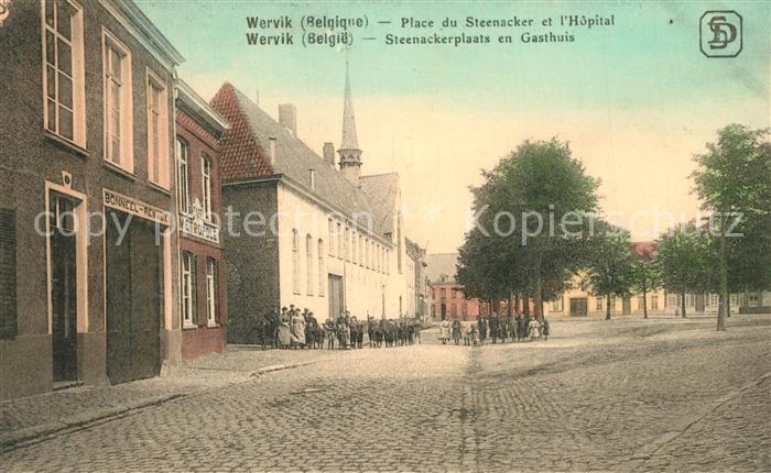 Wervik Place du Steenacker et L Hopital