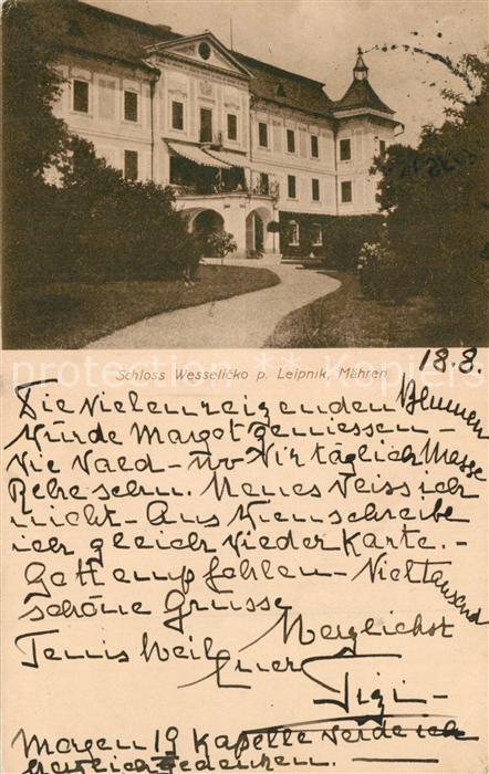 Leipnik Tschechien Schloss Wesselicko