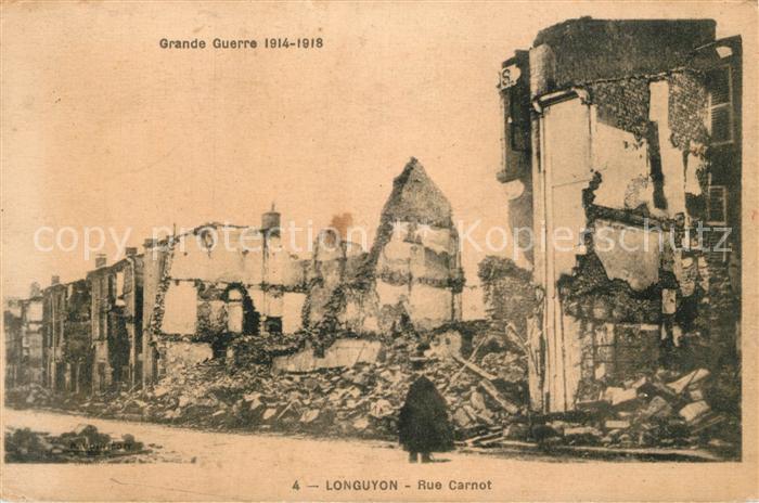 Longuyon Grande Guerre 1914-1918 Ruinen
