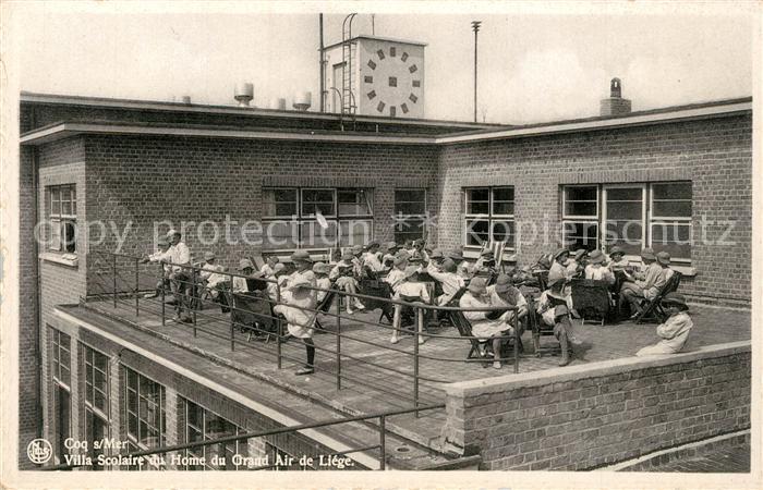 Liege Luettich Home du Grand Air Colonie scolaire et ecole de plein air de COQ