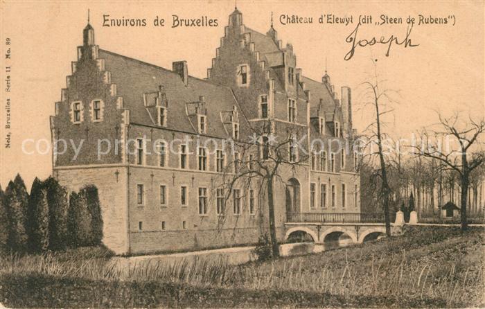 Bruxelles Br?ssel Chateau d`Elewyt Steen de Rubens