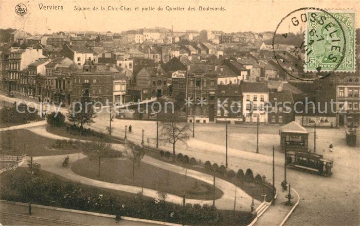 Verviers Liege Wallonie Square de la Chic Chac Strassenbahn