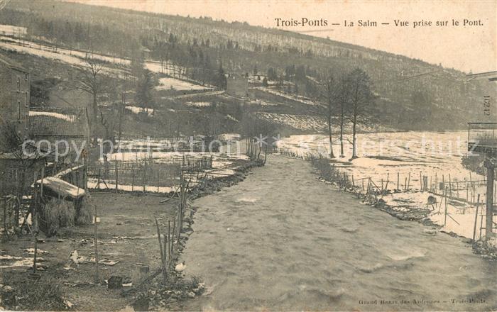 Trois Ponts la Salm Vue prise sur le Pont