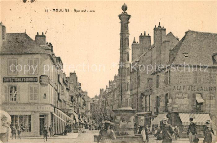 Moulins Allier Rue d`Allier