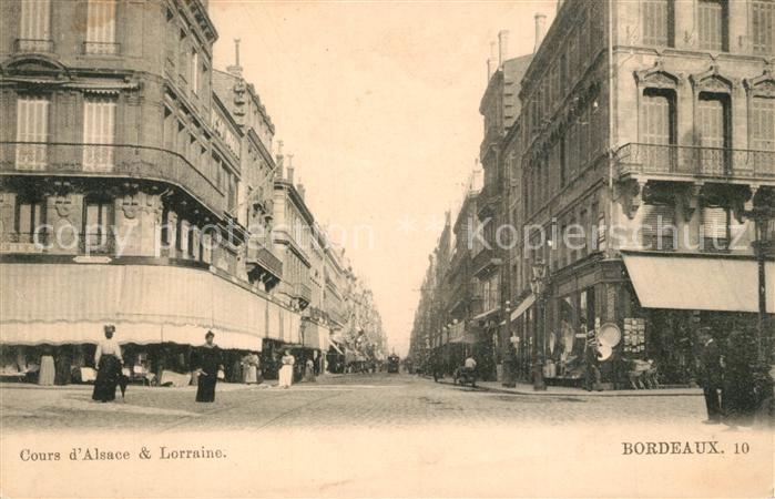 Bordeaux Cours d`Alsace et Lorraine