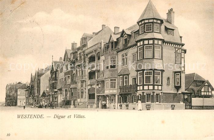 Westende Digue et Villas