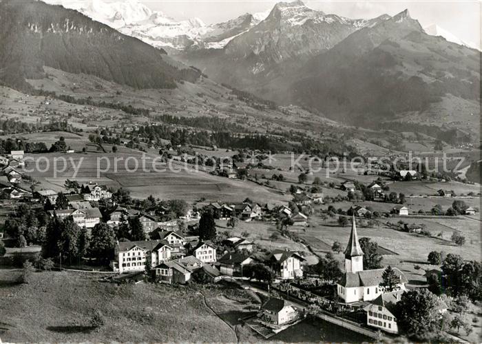 Aeschi BE Fliegeraufnahme