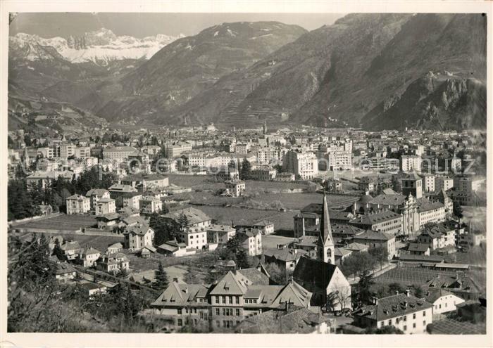 Gries-Quirein Bozen Fliegeraufnahme mit Rosengarten