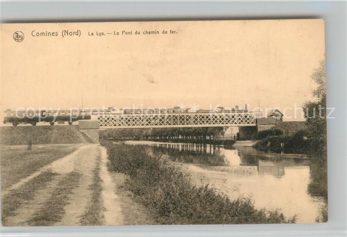 Comines Lille La Lys Pont du Chemin de fer