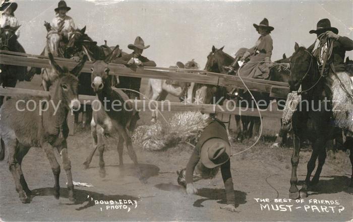 Miles City Esel Rodeo-Reiter